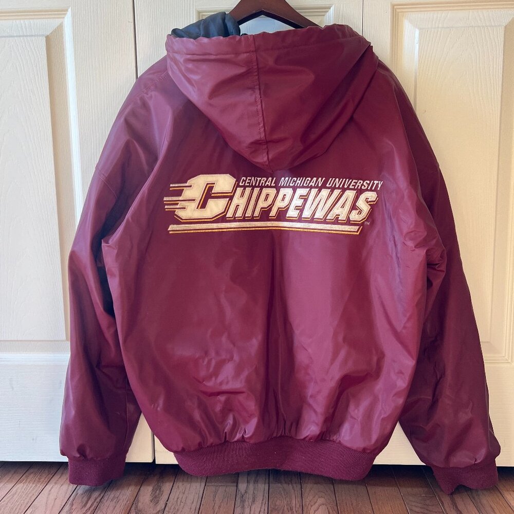 Unisex Central Michigan University Hooded Stadium Jacket - Medium size